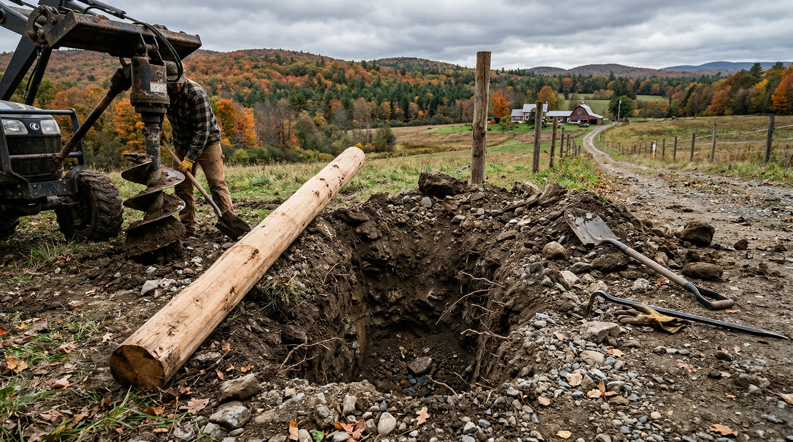 Why Frost Line Depth Matters for Vermont Fences