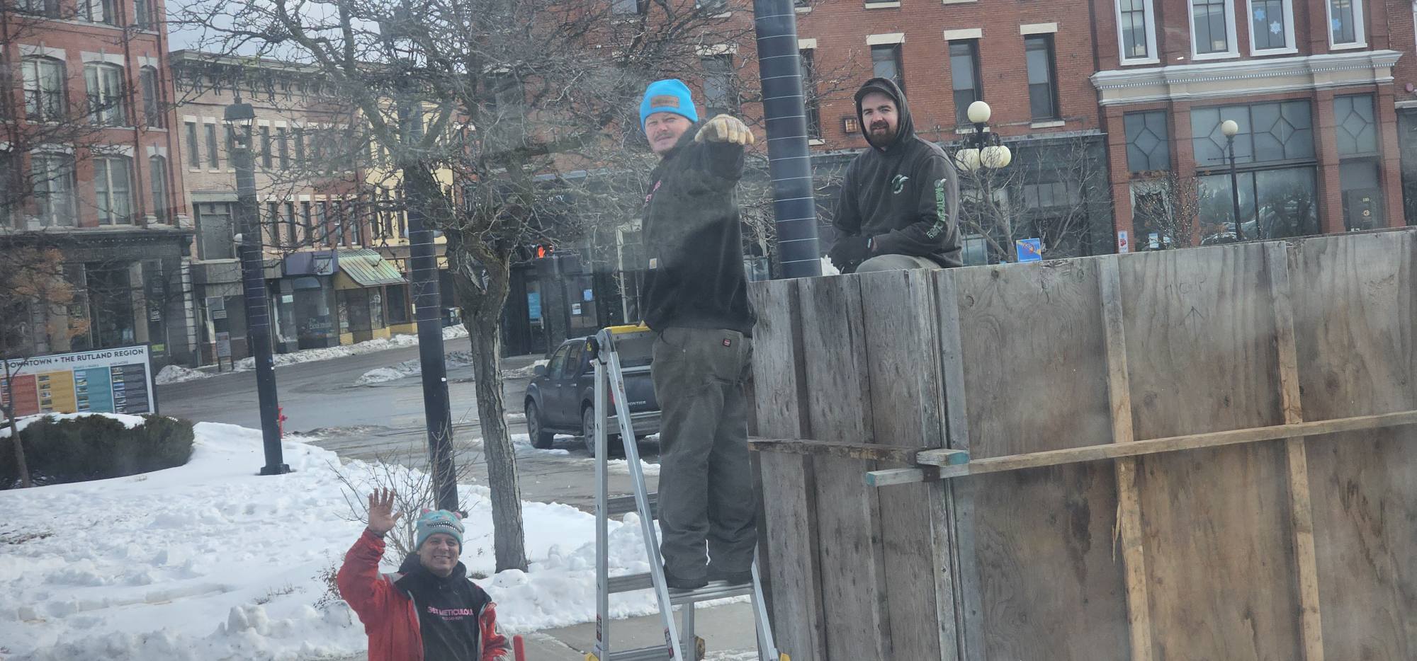 Fence Install — Downtown Rutland