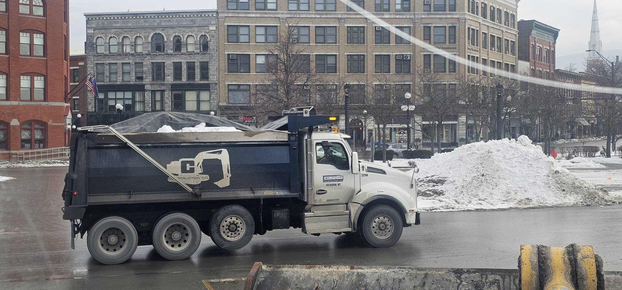 Snow Hauling — Dump Truck